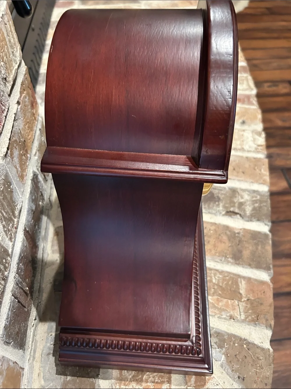 Mahogany Wall Mantel Clock - Brown
